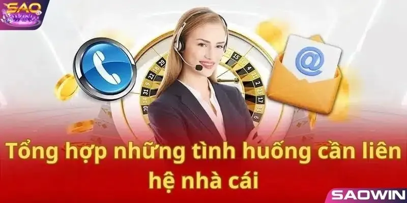 Thành viên liên hệ SAOWIN để giải quyết vấn đề gì?